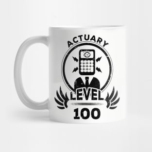 Level 100 Actuary Gift For Actuary Mug